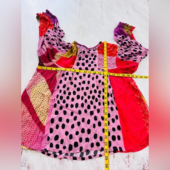 Anthropologie Bl-nk London Miranda Peasant Blouse Size Medium $128 - Picture 9 of 15